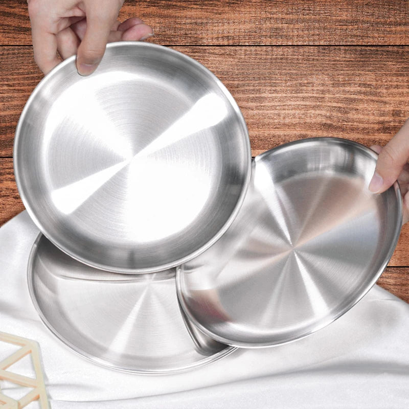 WhiskerEase™ Stainless Steel Shallow Cat Bowl for Whisker Relief