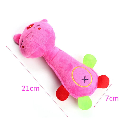 ChewBuddy™ Squeaky Plush Chew Toy for Small Dogs