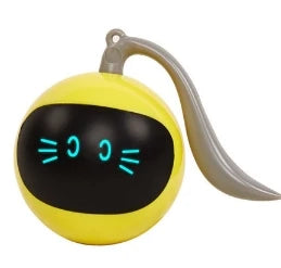 ZoomieBall™ Automatic LED Cat Toy – USB Rechargeable Interactive Ball