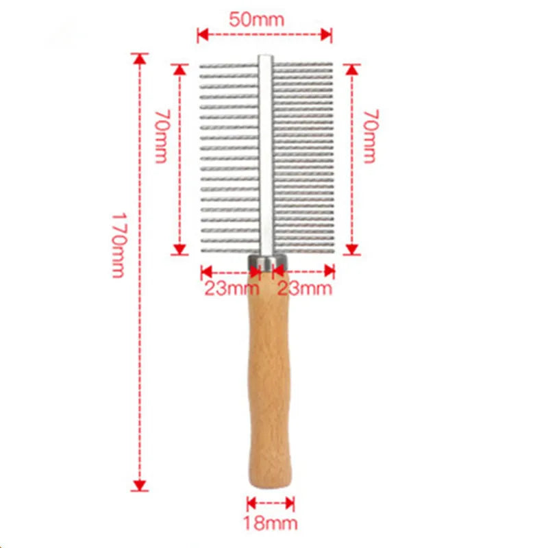 FurLift™ Stainless Steel Pet Grooming Brush for Dogs & Cats