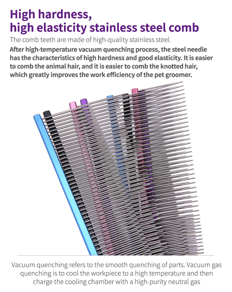 Fenice™ Stainless Steel Dog & Cat Grooming Comb