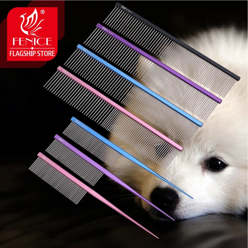 Fenice™ Stainless Steel Dog & Cat Grooming Comb