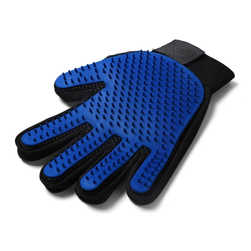GroomGlove™ Silicone Deshedding & Bath Grooming Gloves
