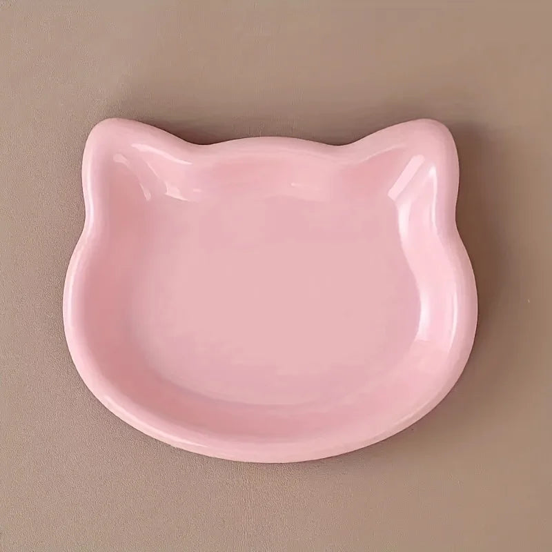 WhiskerDish™ Premium Cat Food & Treat Bowl