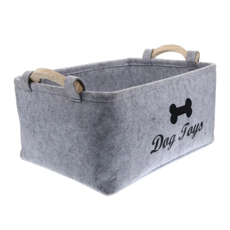 ToyTidy™ Felt Pet Toy Storage Basket