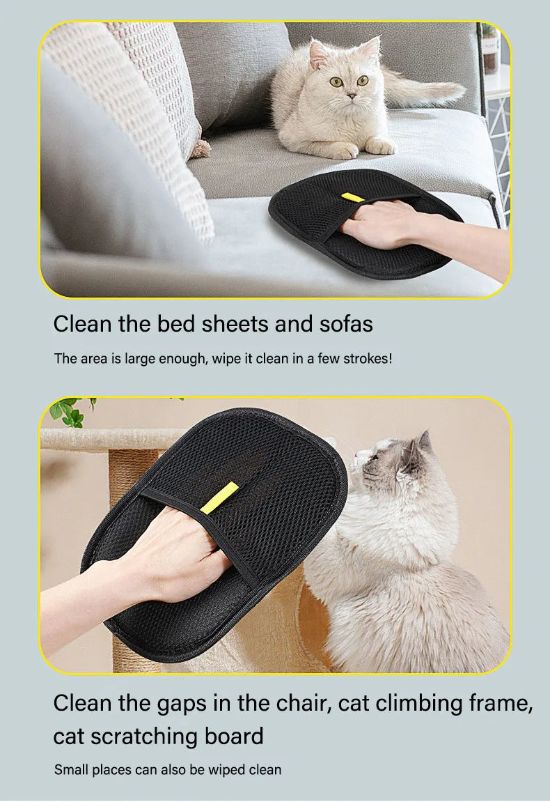 FurGrab™ Reusable Pet Hair Removal Glove & Fur Cleaner