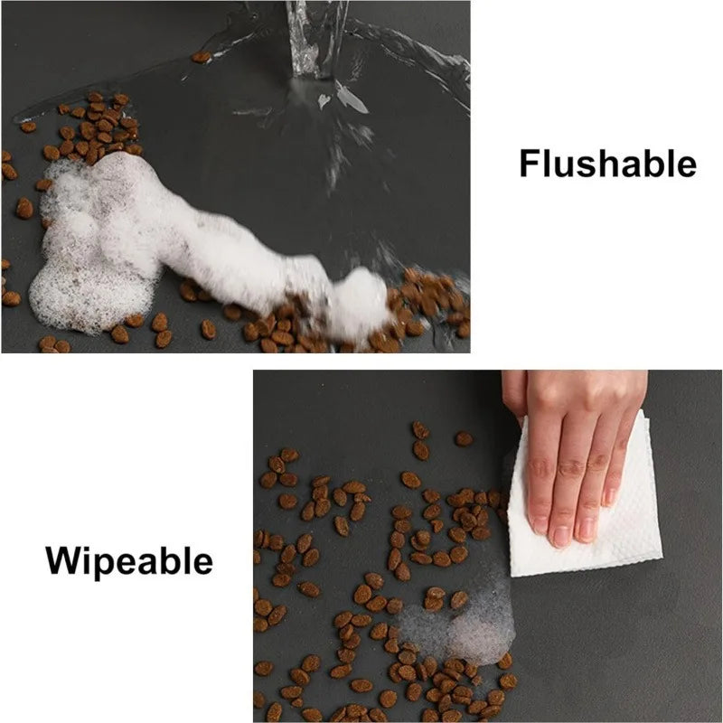 CleanPaws™ Absorbent Non-Slip Pet Feeding Mat