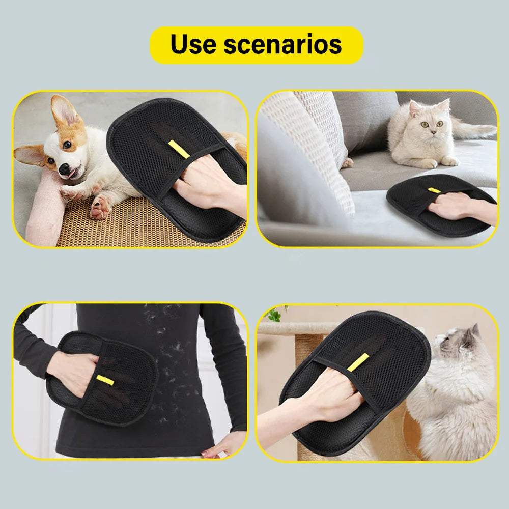 FurGrab™ Reusable Pet Hair Removal Glove & Fur Cleaner