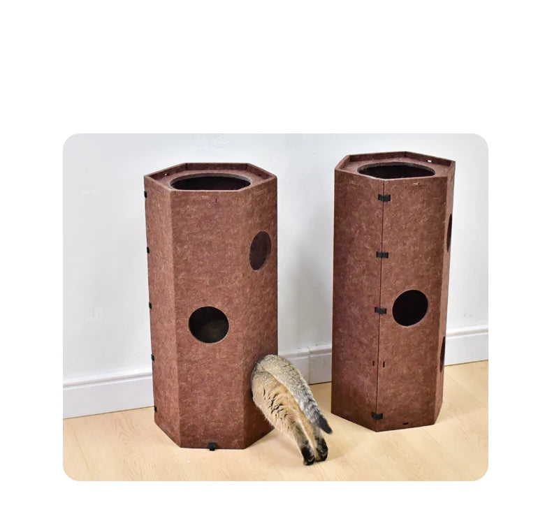 TunnelPaws™ Interactive Foldable Play Tunnel for Cats