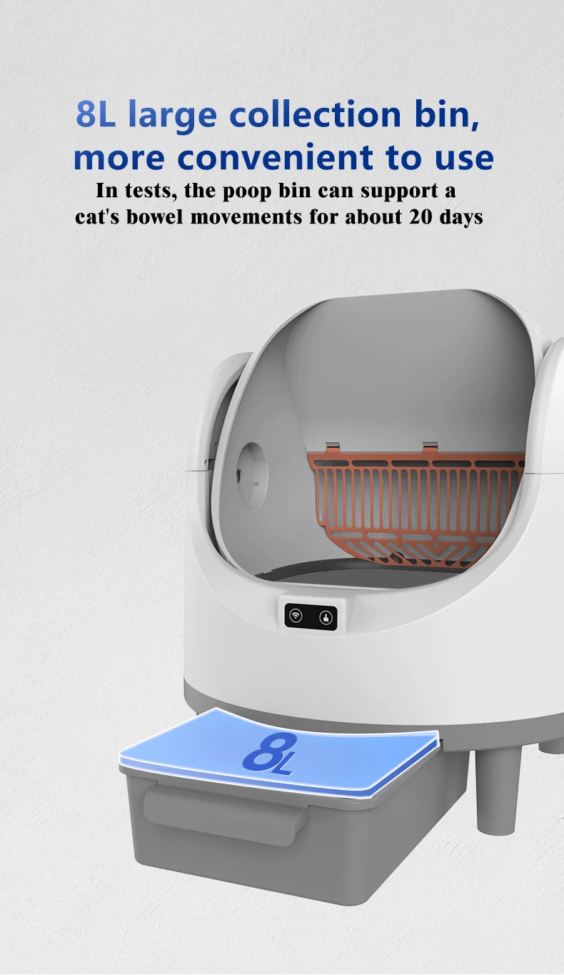 PurrNova™ Automatic Self-Cleaning Cat Litter Box