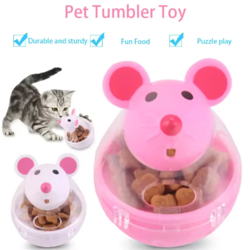 PurrPuzzle™ Interactive Treat Dispensing Mouse Toy for Cats