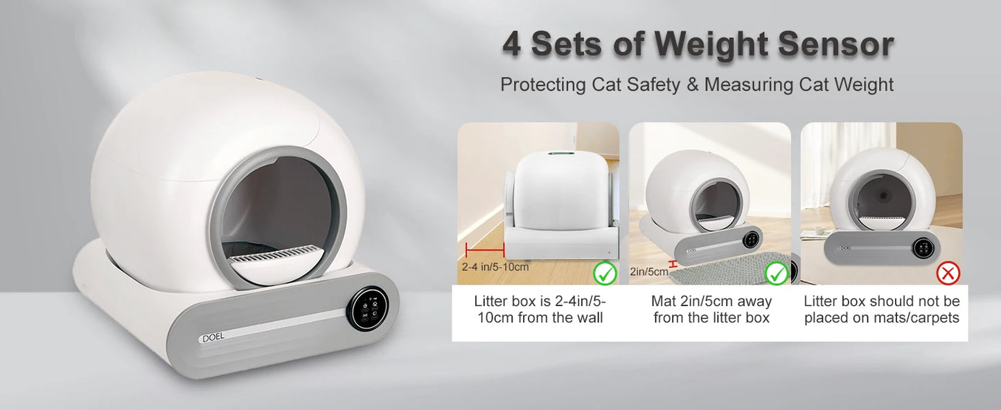 CleanPaws™ Automatic Self-Cleaning Cat Litter Box