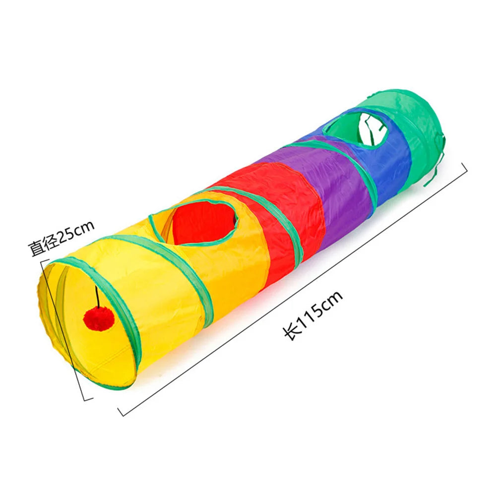 TunnelZoom™ Collapsible Cat Play Tunnel for Indoor Cats