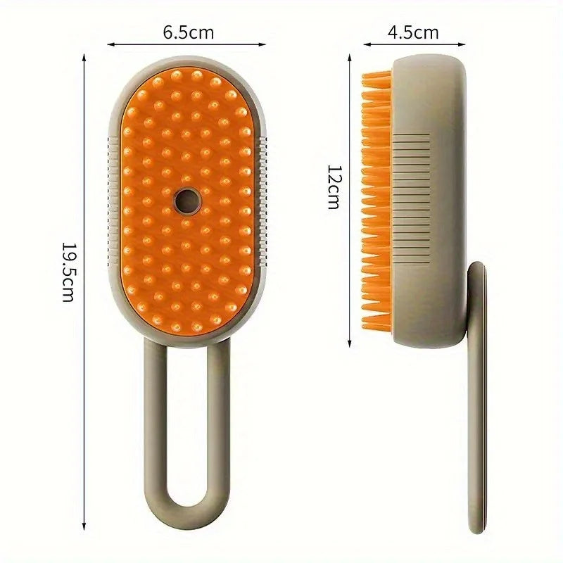 PurrSpa™ 3-in-1 Steam Grooming Brush for Cats
