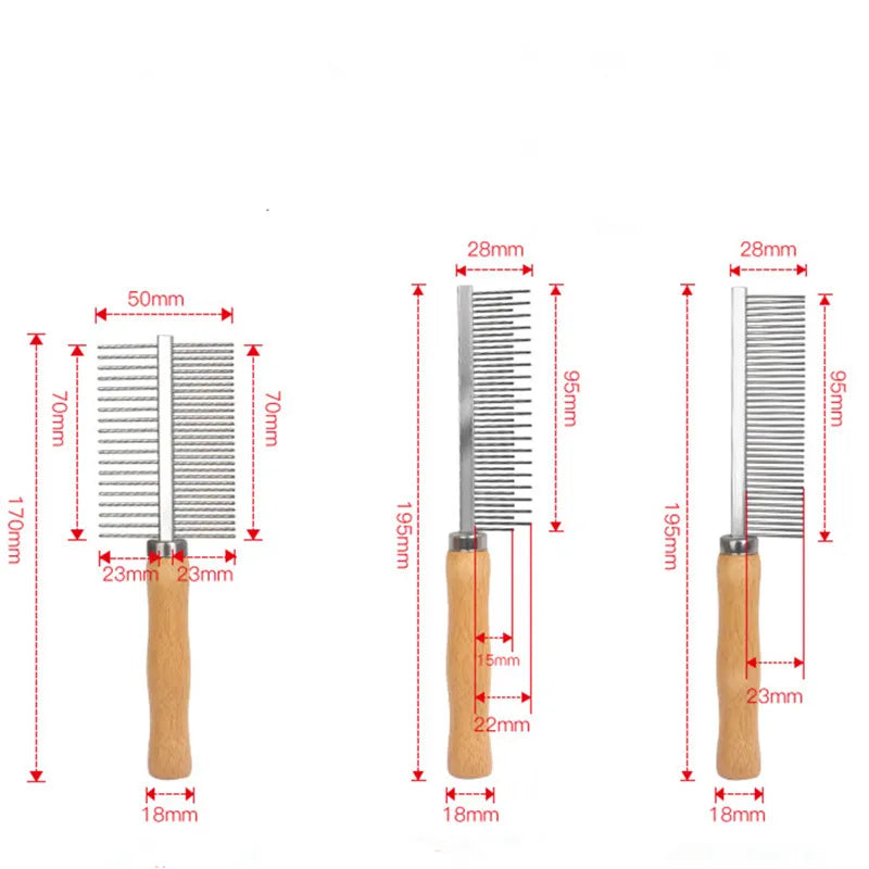 FurLift™ Stainless Steel Pet Grooming Brush for Dogs & Cats