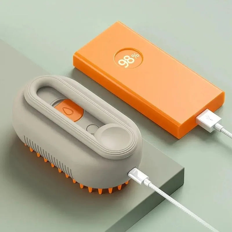PurrSpa™ 3-in-1 Steam Grooming Brush for Cats