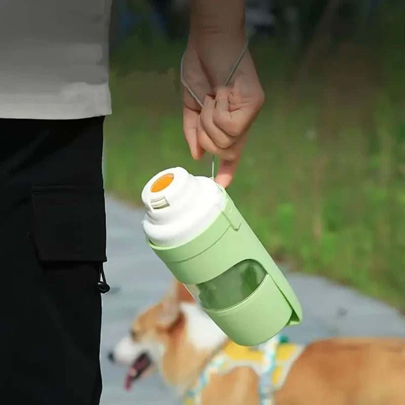 HydraPaw™ 2-in-1 Travel Water Bottle & Food Container