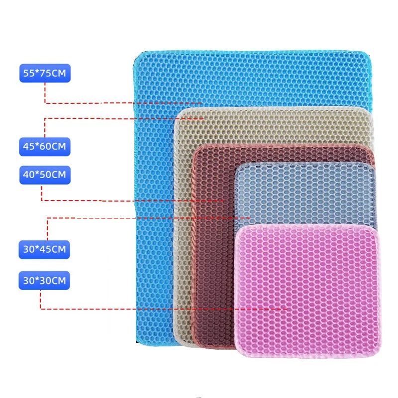 Alfombrilla impermeable para arena de gatos CleanPaws™