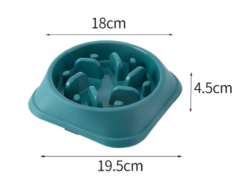 SlowPaws™ Anti-Choking Slow Feeder Bowl for Dogs & Cats