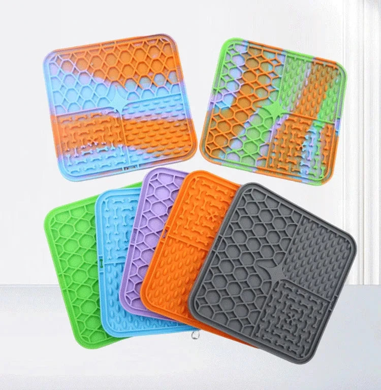 LickiPaws™ Silicone Slow Feeding & Lick Mat for Dogs & Cats