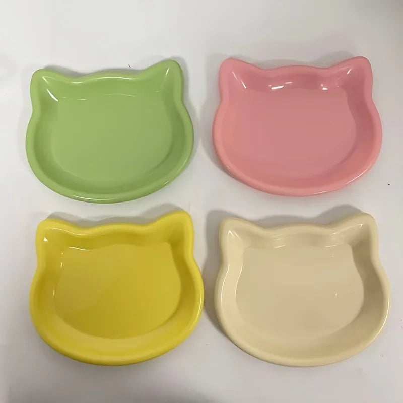 WhiskerDish™ Premium Cat Food & Treat Bowl