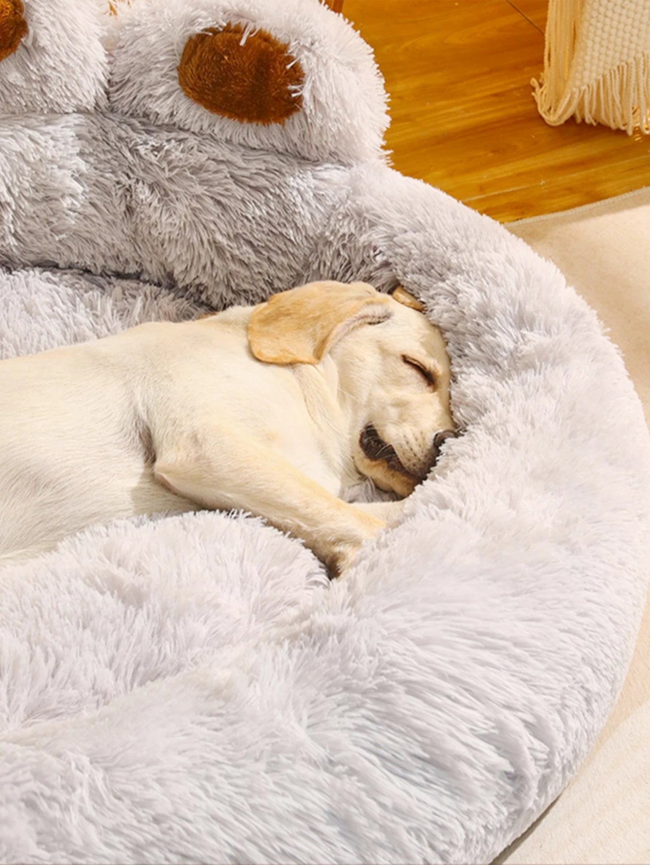 DreamNest™ Plush Calming Bed for Dogs & Cats