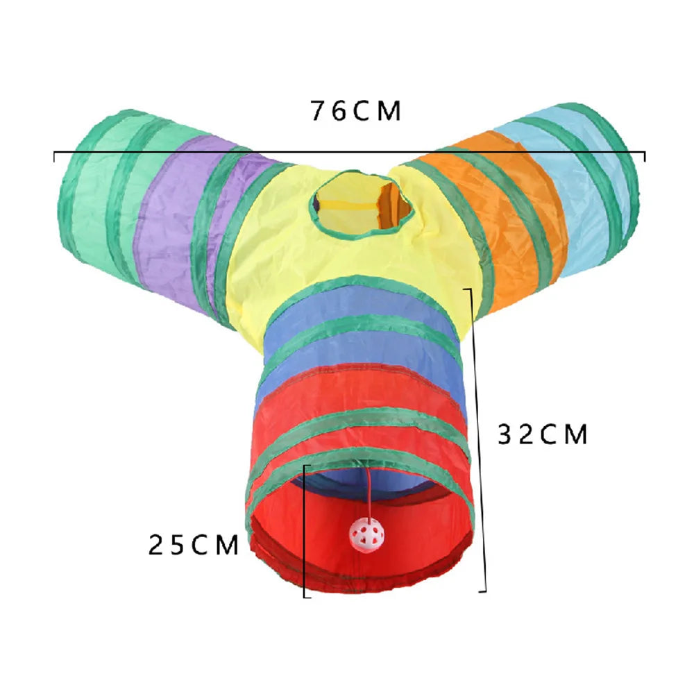 TunnelZoom™ Collapsible Cat Play Tunnel for Indoor Cats
