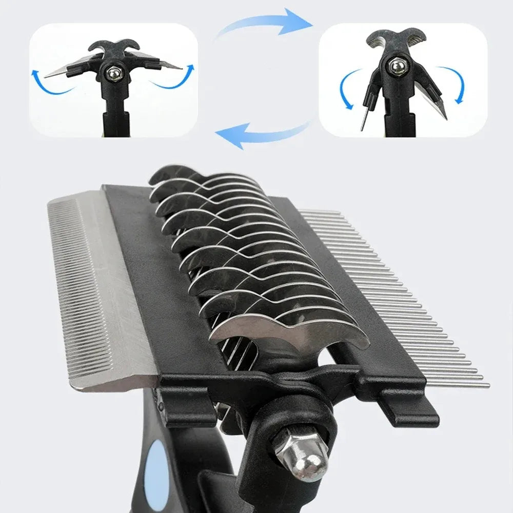 FurLift™ 3-in-1 Pet Deshedding & Detangling Brush