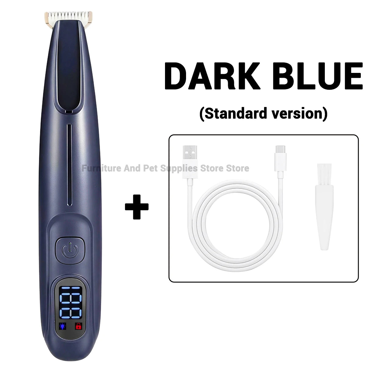 PawTrim™ Waterproof Pet Grooming Trimmer with LED Light