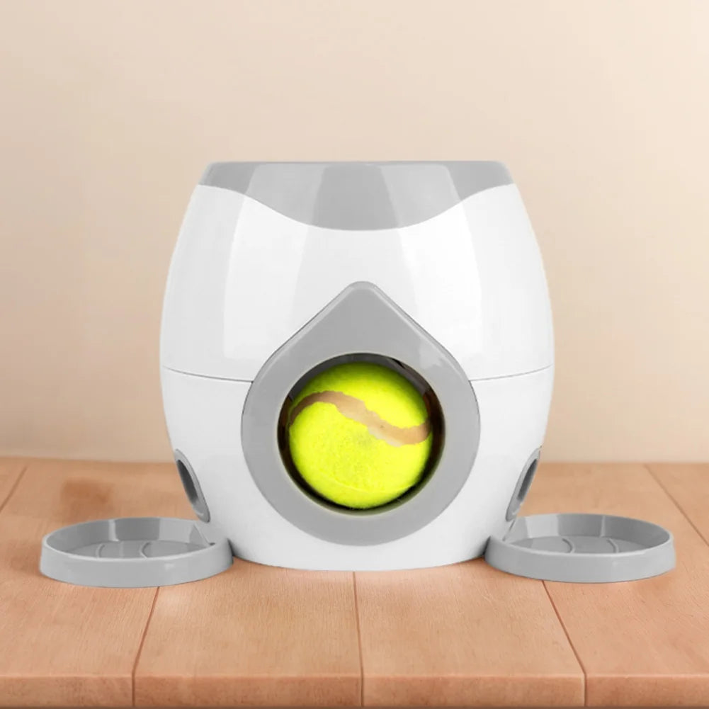 FetchMaster™ Automatic Tennis Ball Launcher & Treat Reward Trainer