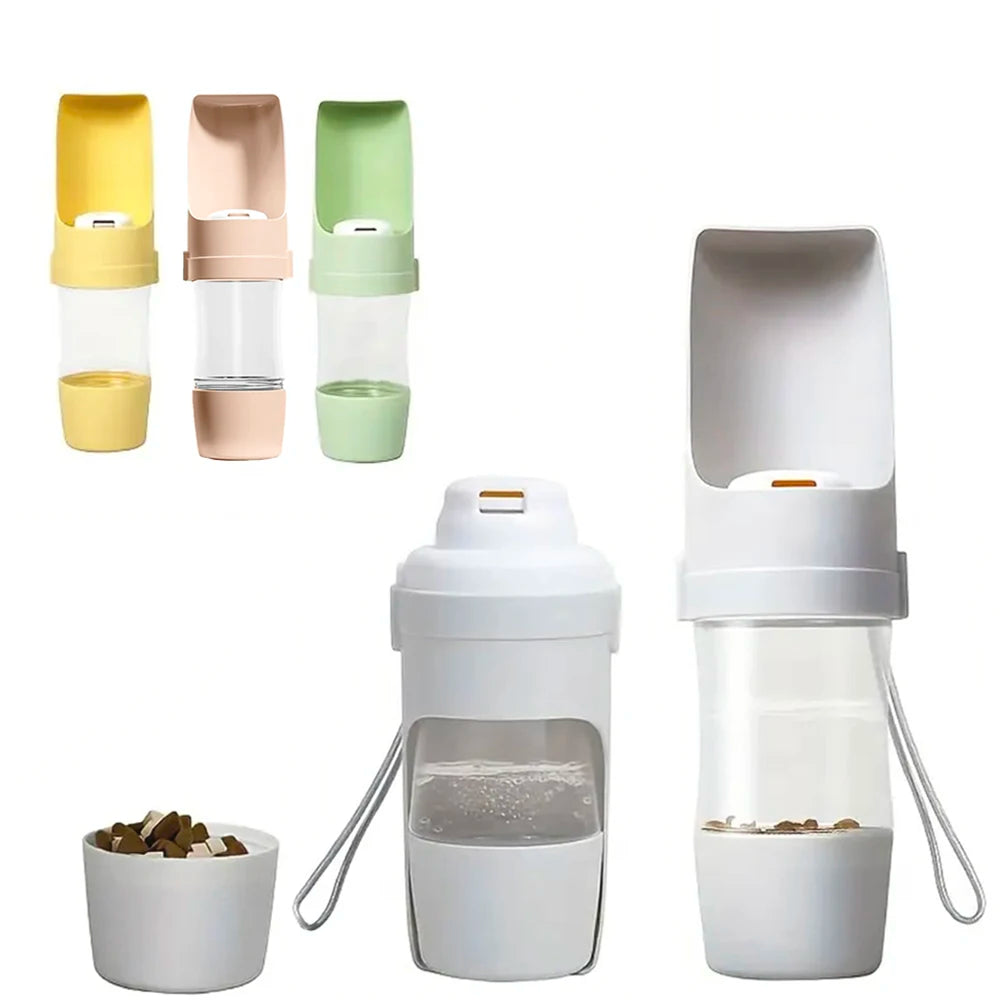 HydraPaw™ 2-in-1 Travel Water Bottle & Food Container