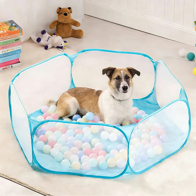 PlayPaws™ Portable Ball Pit & Playpen for Dogs & Cats