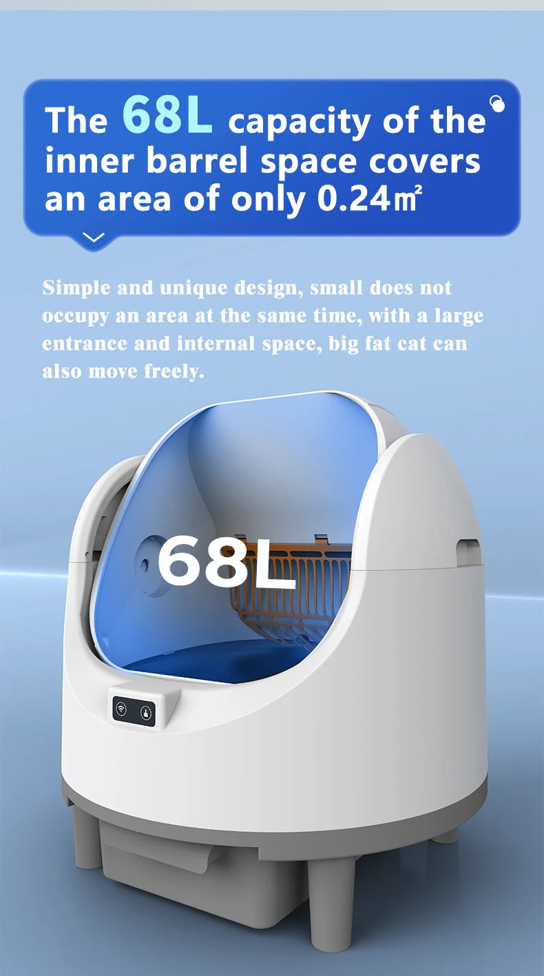PurrNova™ Automatic Self-Cleaning Cat Litter Box