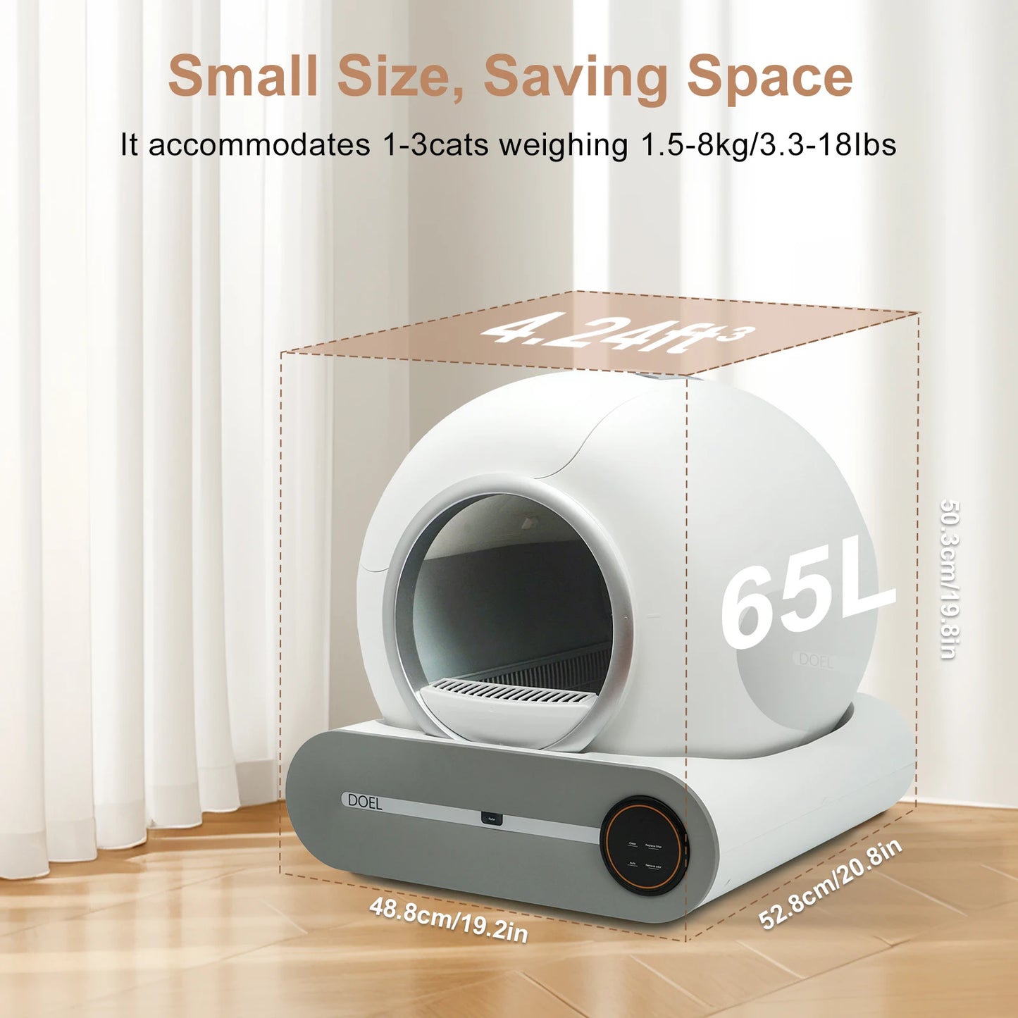 CleanPaws™ Automatic Self-Cleaning Cat Litter Box