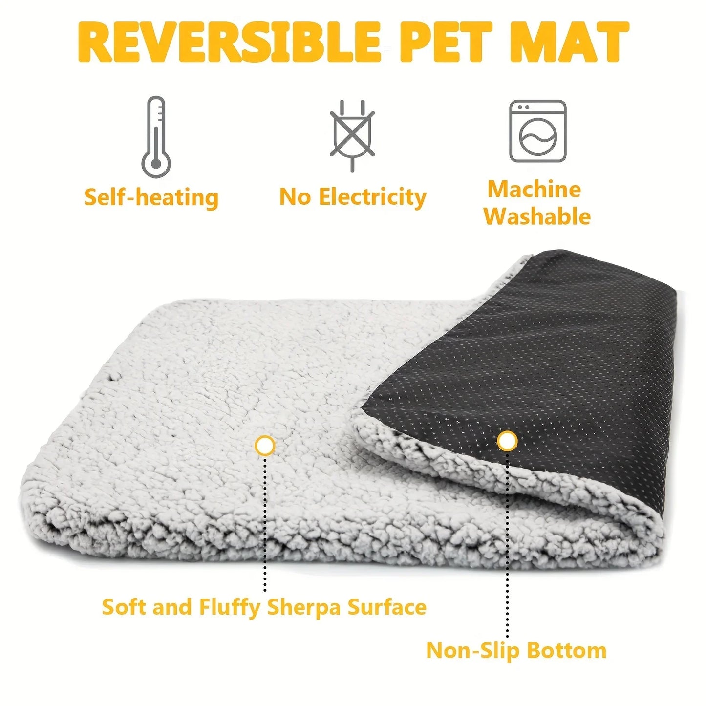 WarmPaws™ Self-Heating Pet Mat for Dogs & Cats