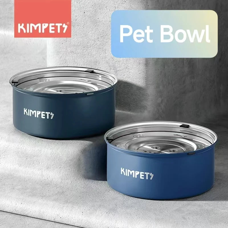 PawSteel™ Stainless Steel Anti-Tip Slow Feeder Bowl