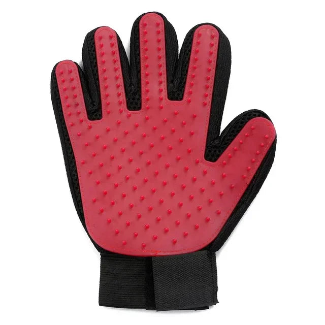 GroomGlove™ Silicone Deshedding & Bath Grooming Gloves