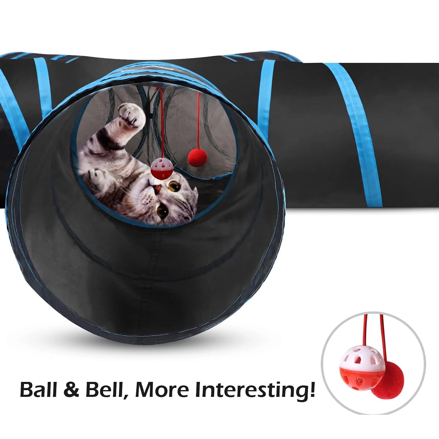 MazePaws™ Collapsible Cat Tunnel & Play Maze