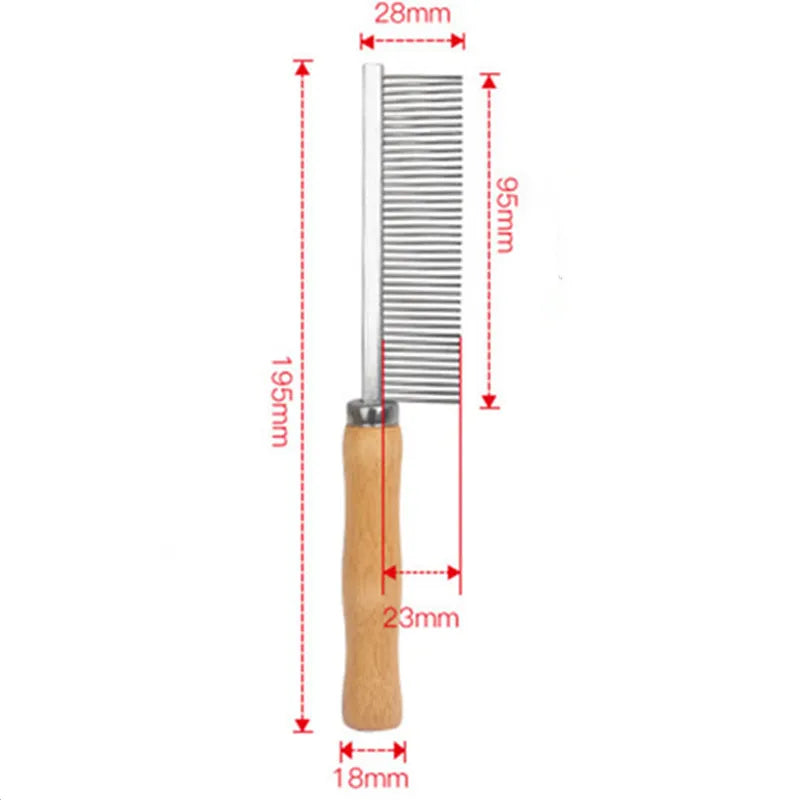 FurLift™ Stainless Steel Pet Grooming Brush for Dogs & Cats