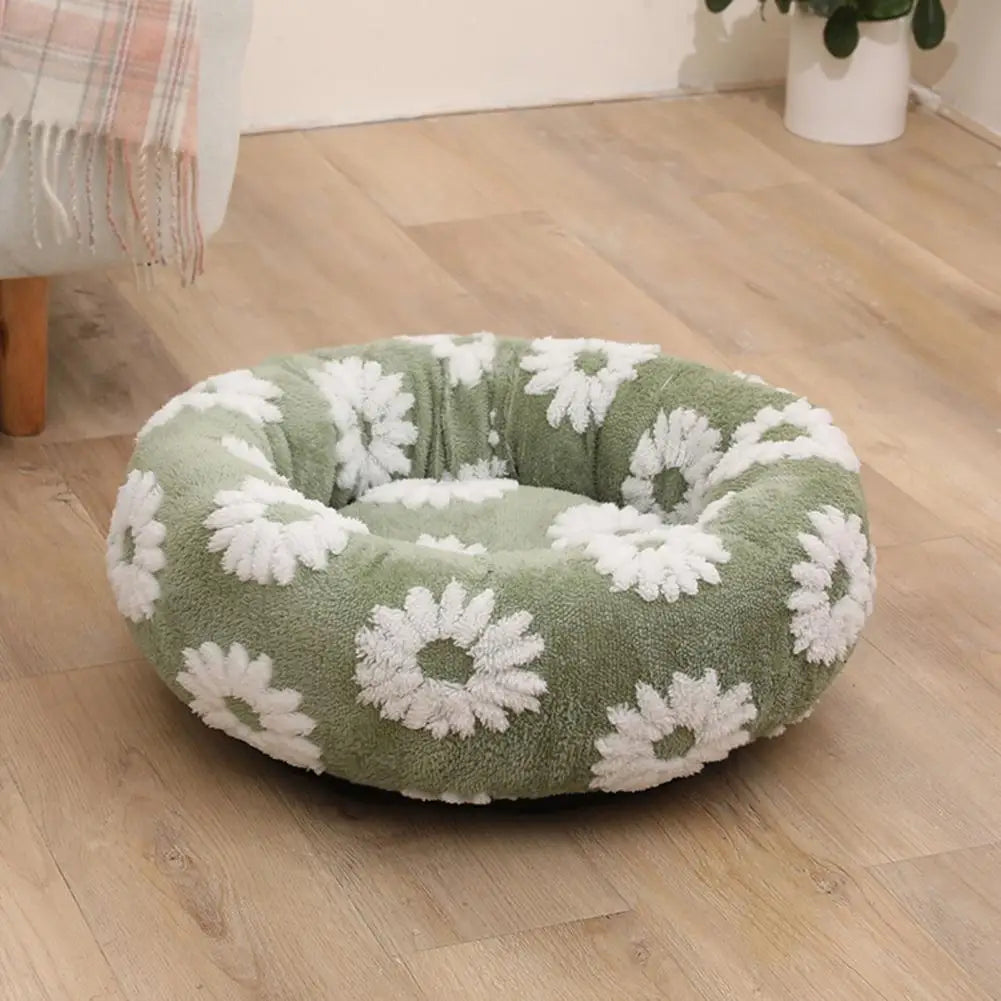 DreamNest™ Calming Donut Bed for Dogs & Cats