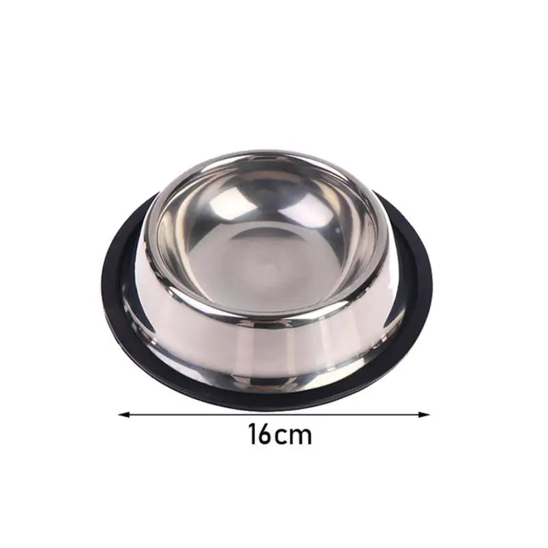 WhiskerDish™ Non-Slip Stainless Steel Dog & Cat Bowl