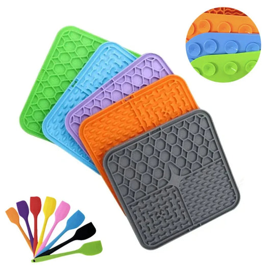 LickiPaws™ Silicone Slow Feeding & Lick Mat for Dogs & Cats