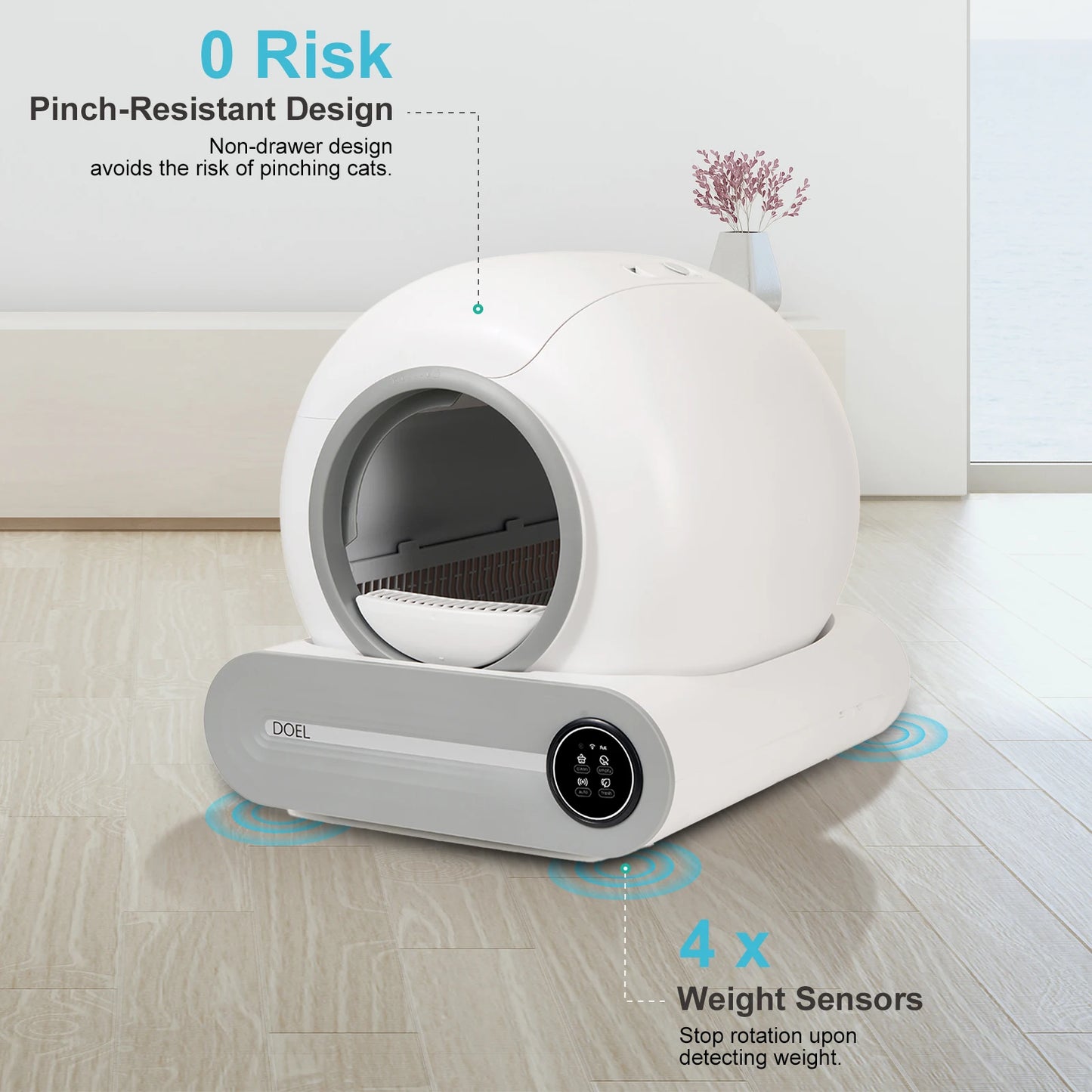 CleanPaws™ Automatic Self-Cleaning Cat Litter Box