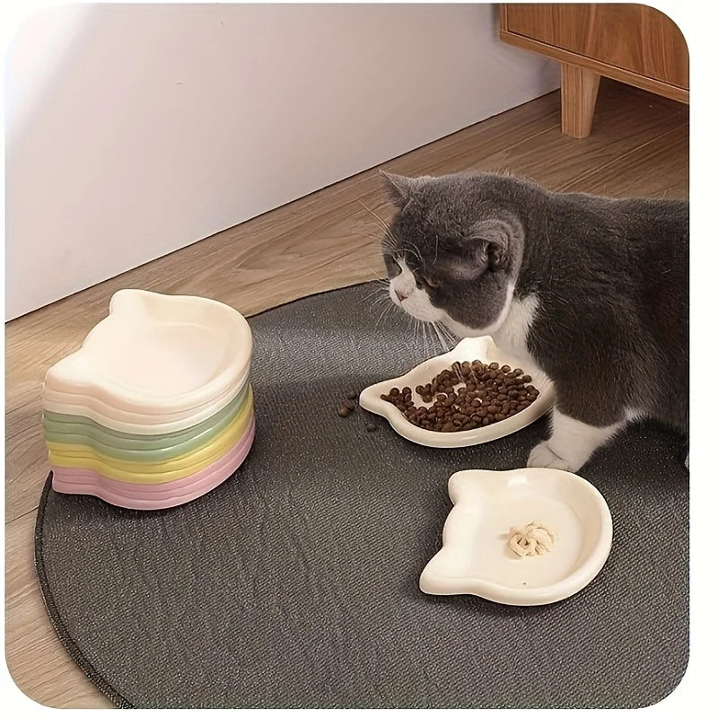 WhiskerDish™ Premium Cat Food & Treat Bowl