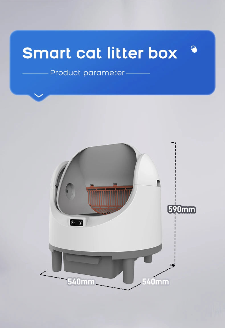 PurrNova™ Automatic Self-Cleaning Cat Litter Box