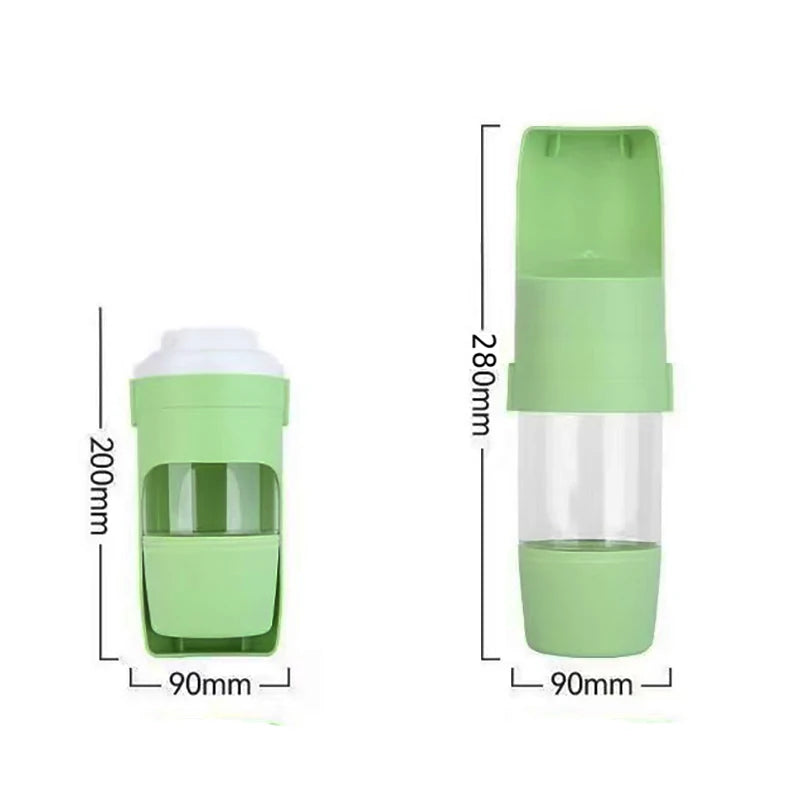 HydraPaw™ 2-in-1 Travel Water Bottle & Food Container