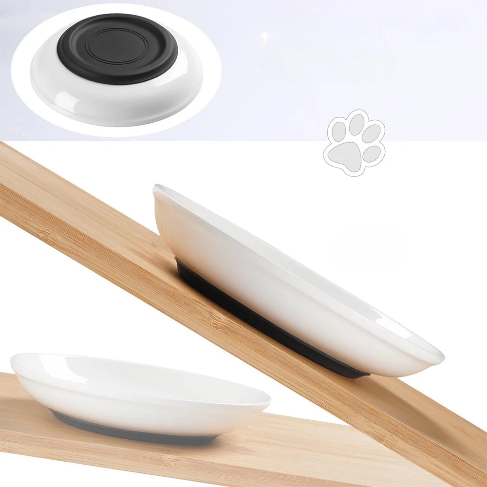 WhiskerPlate™ Anti-Tip Ceramic Cat & Dog Bowl