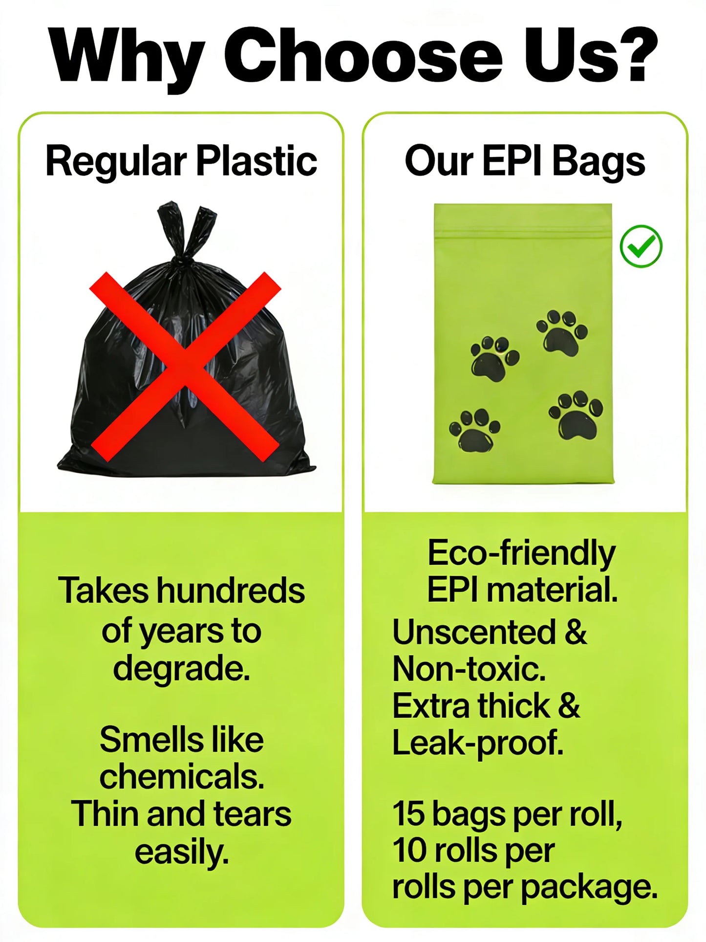 PawClean™ Leak-Proof Eco-Friendly Dog Poop Bags