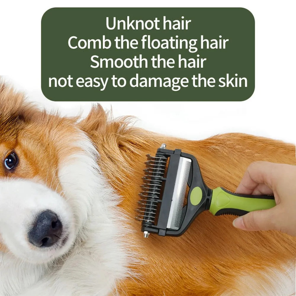 FurLift™ 3-in-1 Pet Deshedding & Detangling Brush