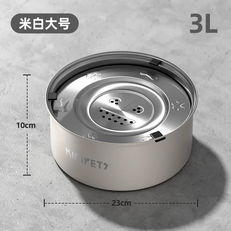 PawSteel™ Stainless Steel Anti-Tip Slow Feeder Bowl